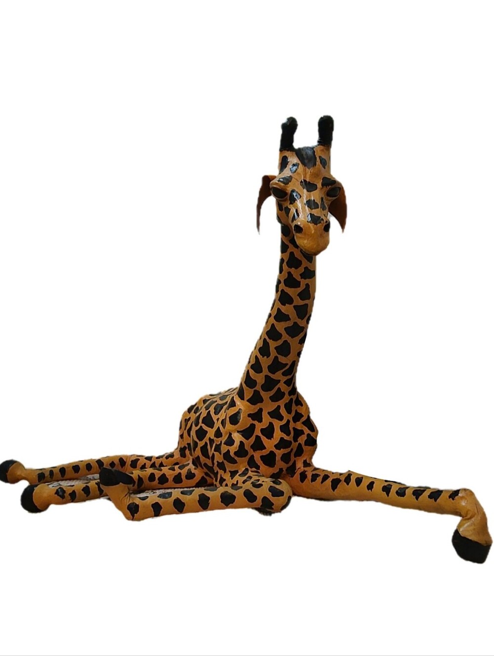 Large 22"x15" Leather Giraffe